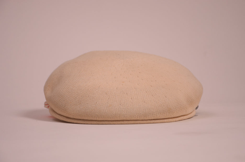 80S KANGOL FLAT WHITE HAT