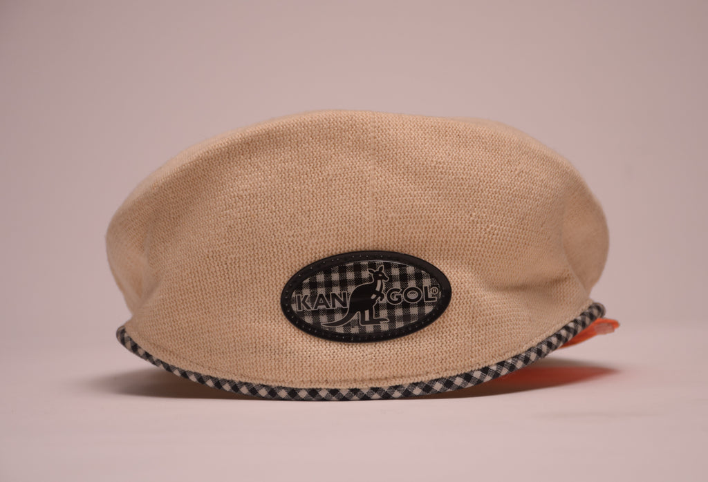 80S KANGOL FLAT WHITE HAT